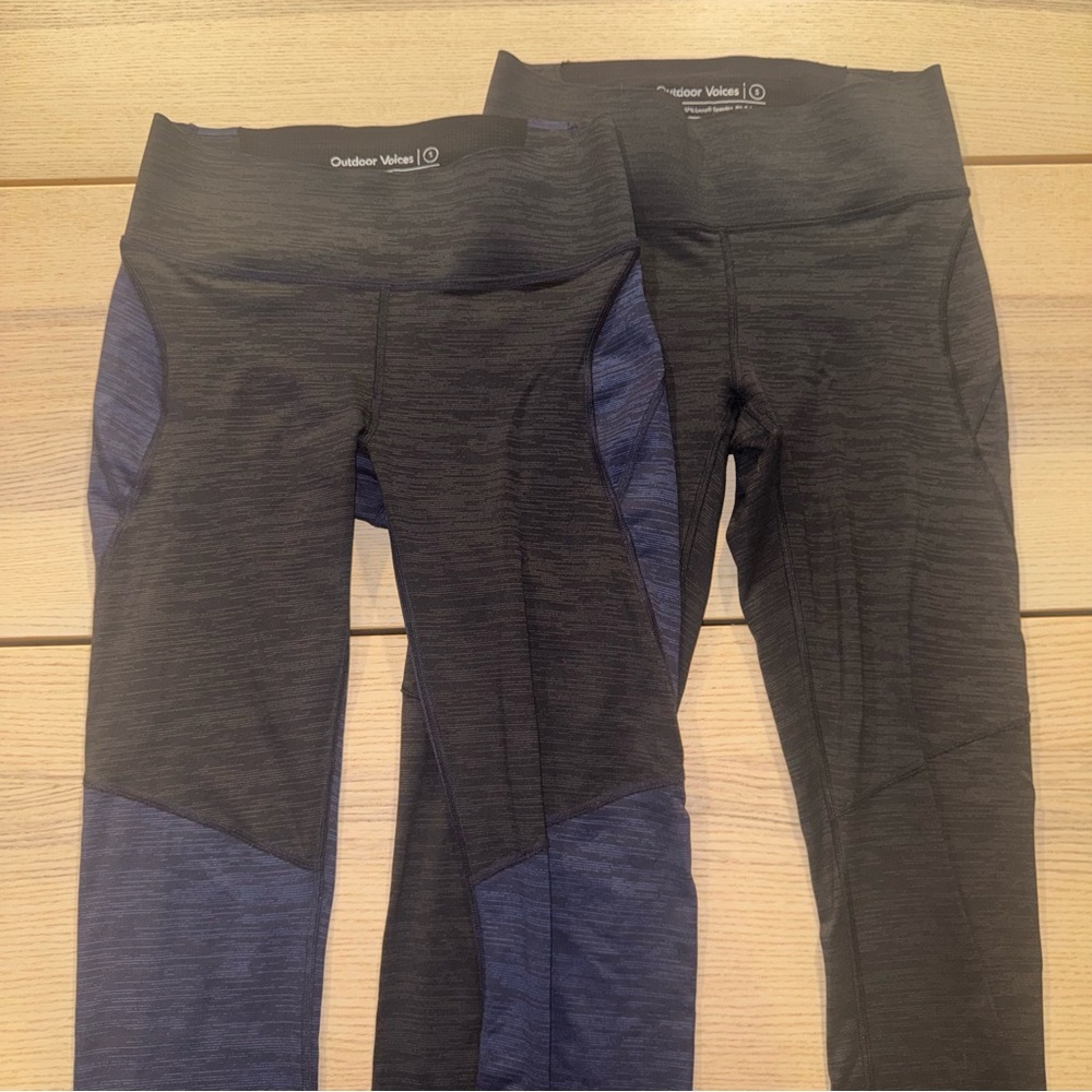 Outdoor Voices - Core TechSweat Leggings - Bundle of 2 - small